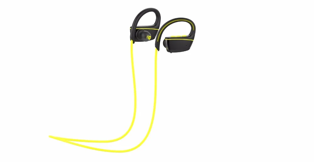 Waterproof Yellow color Fashion sports earphone Bluetooth Headphones