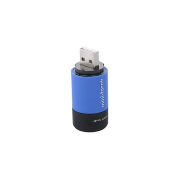 

Portable Mini USB Rechargeable Torch LED Torch Mini Outdoor Light Portable and Lightweight Lamp (Pink/green/blue)