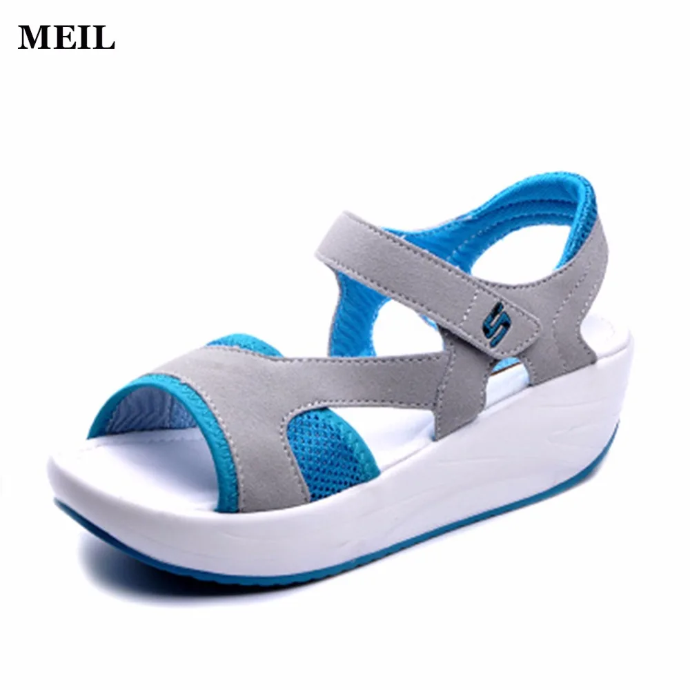 Platform Sandals Women Summer Sport Casual Sandals Mesh Breathable
