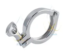 2 "Tri-Clamp, Tri-Clover, одиночный контактный зажим. Нержавеющая сталь 304