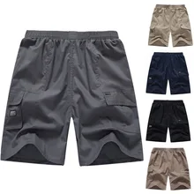 Мужские повседневные шорты, летние однотонные свободные шорты, мужские пляжные шорты для бега, мужские шорты, уличная одежда