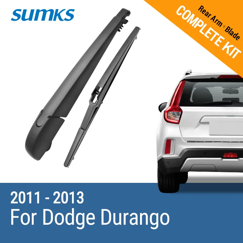 SUMKS Rear Wiper & Arm for Dodge Durango 2011 2012 2013in Windscreen
