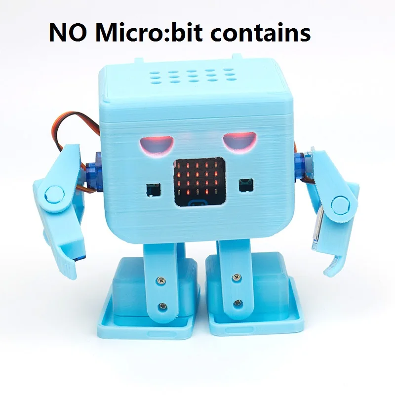 Kittenbot Micro: бит Robotbit Версия 8 способов сервопривод микро: бит управления графическое Программирование OTTO Robot, 0102090 - Цвет: Blue NO microbit