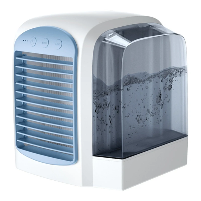 Портативный USB охладитель воздуха вентилятор воздушный кондиционер увлажняюший очиститель настольный вентилятор охлаждения с Съемный водянок бак для домашнего офиса