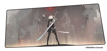 

nier automata mousepad 1200x500mm Cartoon gaming mouse pad gamer mat Gorgeous game computer desk padmouse keyboard play mats
