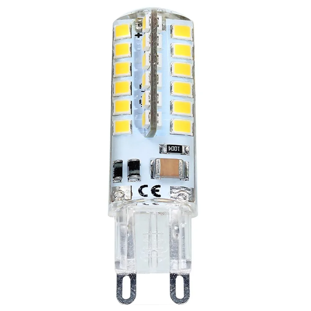 1 упаковка силиконовая G9 220 В 2835 SMD 7 Вт 48 светодиодная хрустальная лампа