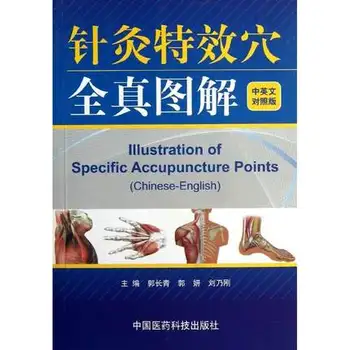 

18.4X12.8cm 145pages Chinese Acupuncture Book Illustration of Specific Acupuncture Points (Chinese-English) Books libros