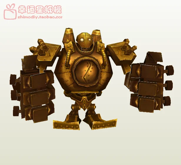 

LOL Steam Robot Britz Game 3d Paper Model DIY Handmade Paper Mould