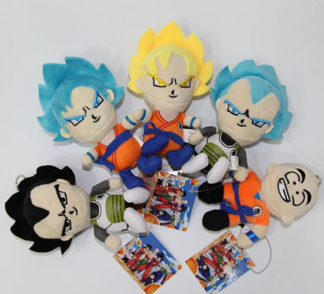Dragon Ball Z Plush Toys Super Saiyan Son Goku Vegeta Soft Stuffed Doll Anime DBZ