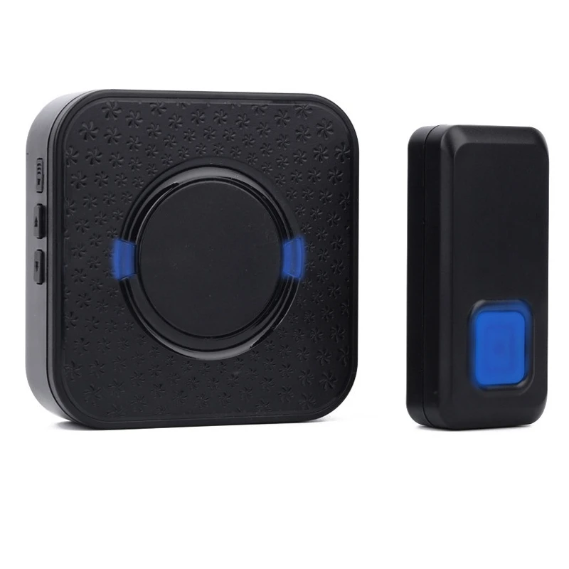 

300M Range Remote Wireless Doorbell 55 Songs Chimes 5 Adjustable Volume Level Doorbell Remote Control Alert System Home Security