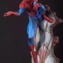 Сумасшедшие игрушки Marvel удивительный человек-паук Мстители ПВХ Коллекция Статуя Фигурка модель игрушки