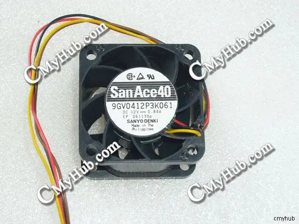 Genuine For SANYO DENKI 9GV0412P3K061 DC12V 0.84A 4pin 4wire 4028 40X40X28MM Cooling Fan | Компьютеры и офис