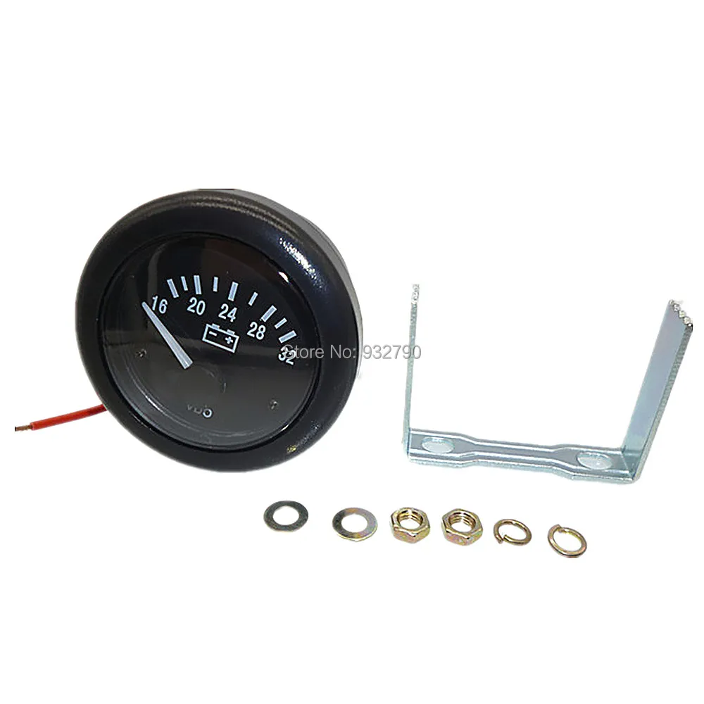 Car Auto Motor Boat Voltage Volt Meter Gauge Voltmeter Gauge 2 1/16