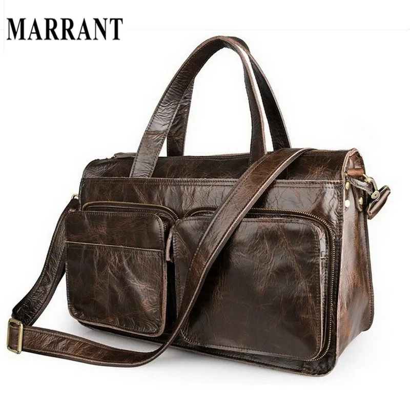 

MARRANT Men Bags Genuine Leather Man Briefcase Men's Business Crossbody Shoulder Messenger Bags Laptop Handbag Male Travel Bag