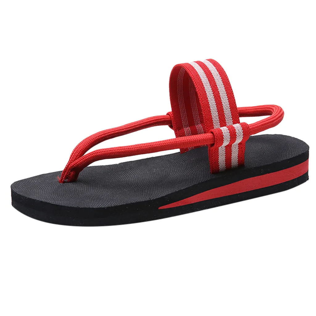 

Women Summer Flat Flip Flops Open Toe Breathable Beach Casual Shoes Slippers fashion flat Round Toe slipper shoe outside Apr 23