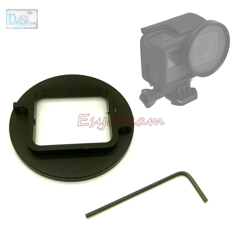 52 фильтра для объектива адаптер GoPro Hero 5 6 7 Black Hero5 Hero6 Hero7 чтобы добавить CPL UV Starlight