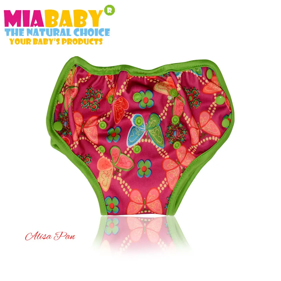 Miababy/тканевые тренировочные штаны для подгузников Бамбуковая махровая подкладка
