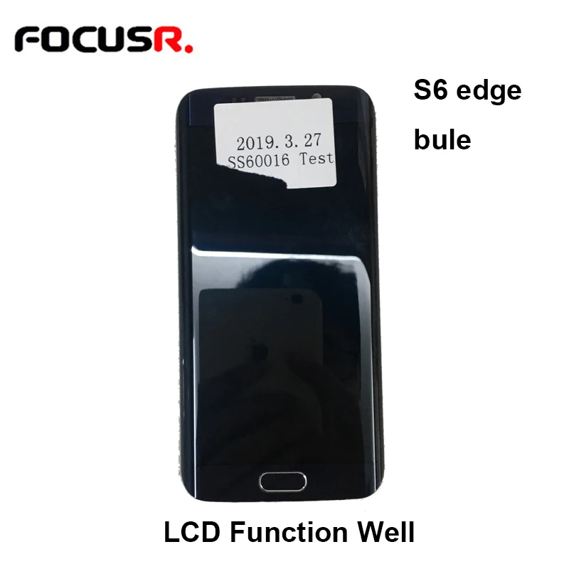 

FOCUSR LCD Display Touch Screen Digitizer Assembly With Frame for Samsung S6 Edge G 925 LCD Display Parts Replacement