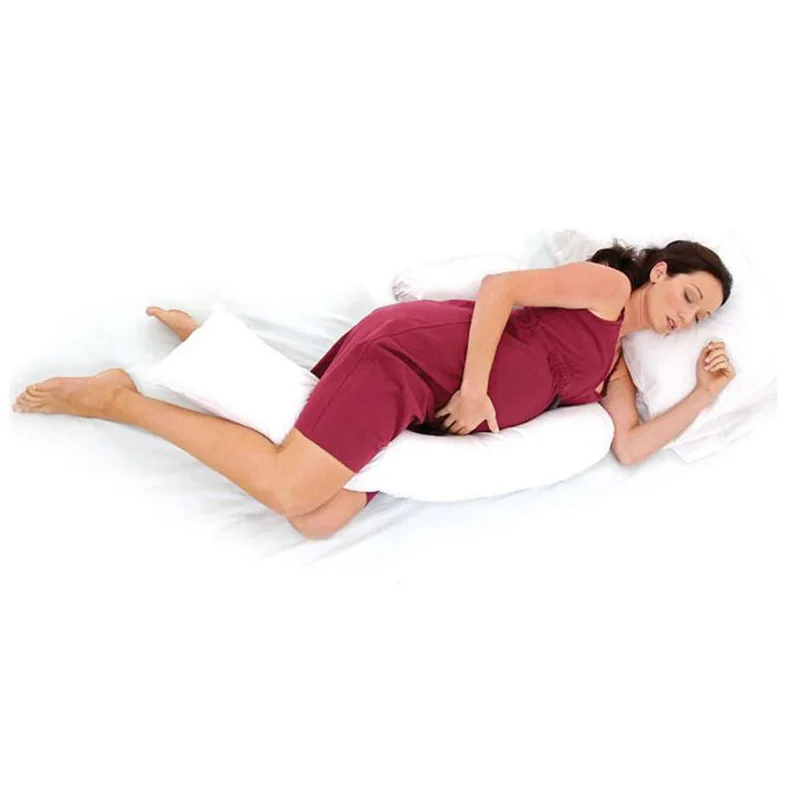 

Cotton comfort u shape support pillow for pregnant women cozy bump side sleeper maternity pregnancy pillow full body