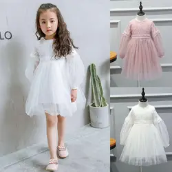 Yiwa Baby Kids Girls Elegent Lace Mesh Tutu Princess Dress Wedding Party Ceremonies Dress Baby Children's Clothing Vestidos Robe Fille Yiwa Baby Kids Girls Elegent Lace Mesh Tutu Princess Dress Wedding Party Ceremonies Dress Baby Children's Clothing Vestidos Robe Fille