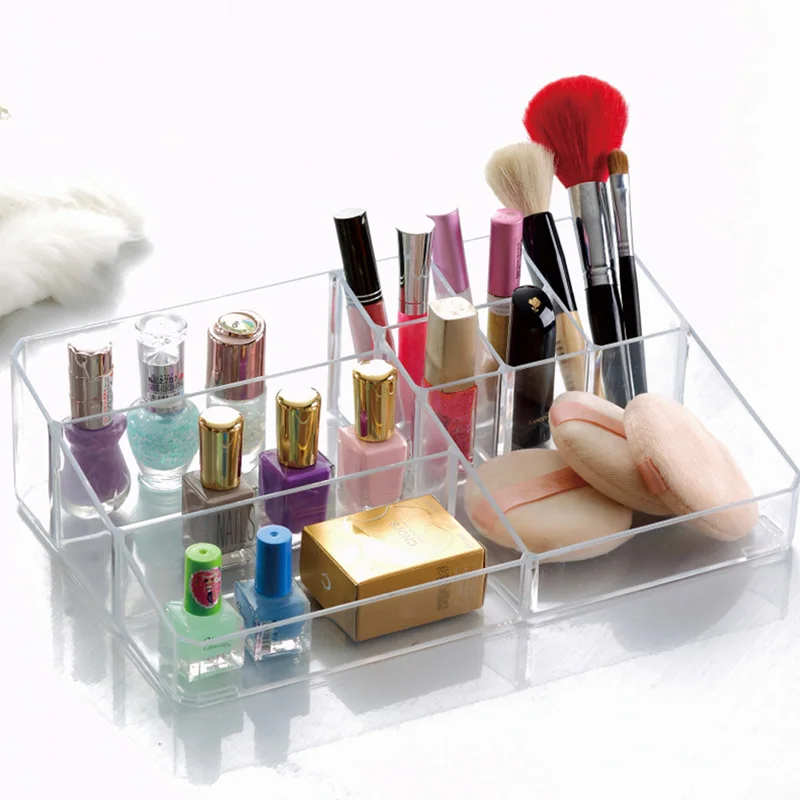 

Transparent lipstick desktop cosmetic case skin care cosmetics storage box