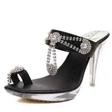 Shoes for women 2017 summer sandals Women’s shoes with heels sandals Apartments Crystal Female shoes MENST10-1