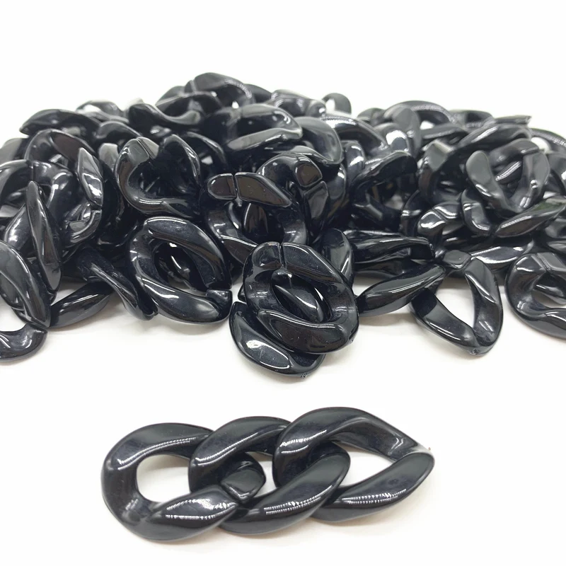 New 20pcs/16x22mm Acrylic Chain Links DIY Charm Accessories for Jewelry