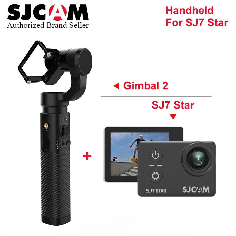 

SJCAM Handheld Gimbal 2 3-Axis Stabilizer for SJ6 SJ7 SJ8 series SJ8 pro match with SJCAM SJ7 star yi 4K wifi remote action cam
