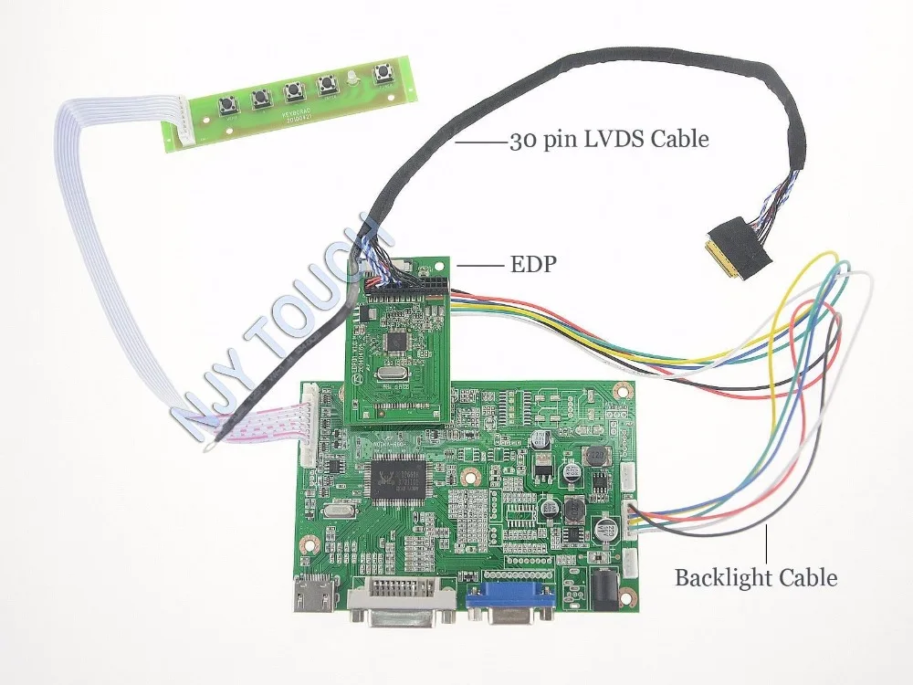 

VGA LCD Controller Board for for 13.3" LP133WF2-SPA1 eDP 30Pin 1920x1080 Panel