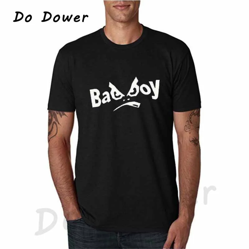 2018 Camisetas de moda de verano para hombre con estampado de letras de chico malo Camiseta de algodón con cuello redondo Camiseta Homme Camisetas de manga corta Camisetas 2018 Camisetas de moda de verano para hombre con estampado de letras de chico malo Camiseta de algodón con cuello redondo Camiseta Homme Camisetas de manga corta Camisetas