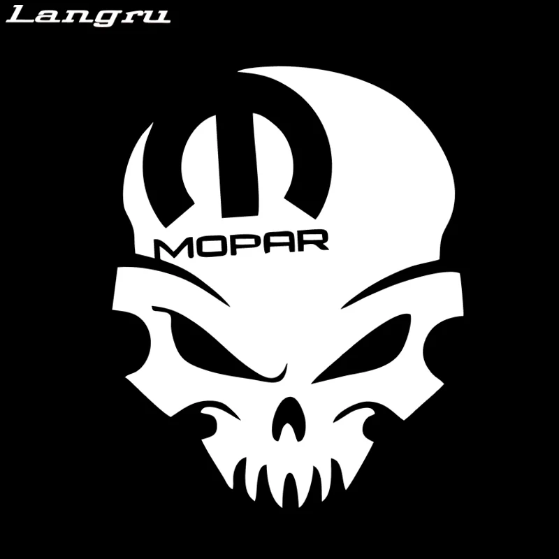 Виниловая наклейка Mopar с изображением черепа стикер для графического окна