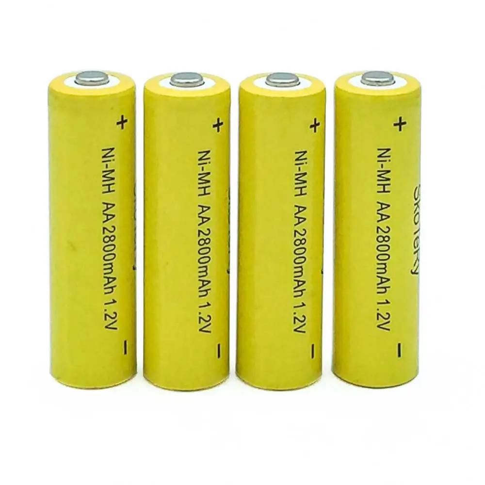 4X AA батарея NiMH аккумулятор 2800mAh 1,2 V Ni-MH aa батареи