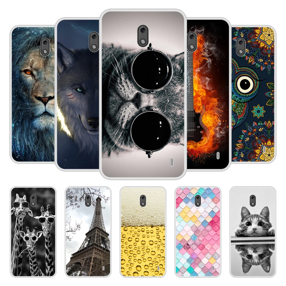

Case for Nokia 2 Soft Silicone TPU Chic Pattern Painting Cover for Nokia2 Phone Cases