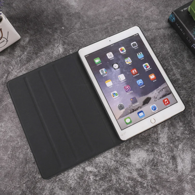 New Slim Coque for iPad 2017 2018 9.7 Air 1 Air 2 iPad 5th 6th Case Marble Flip Smart PU Cover for iPad 2018 Smart Case Marble (6)