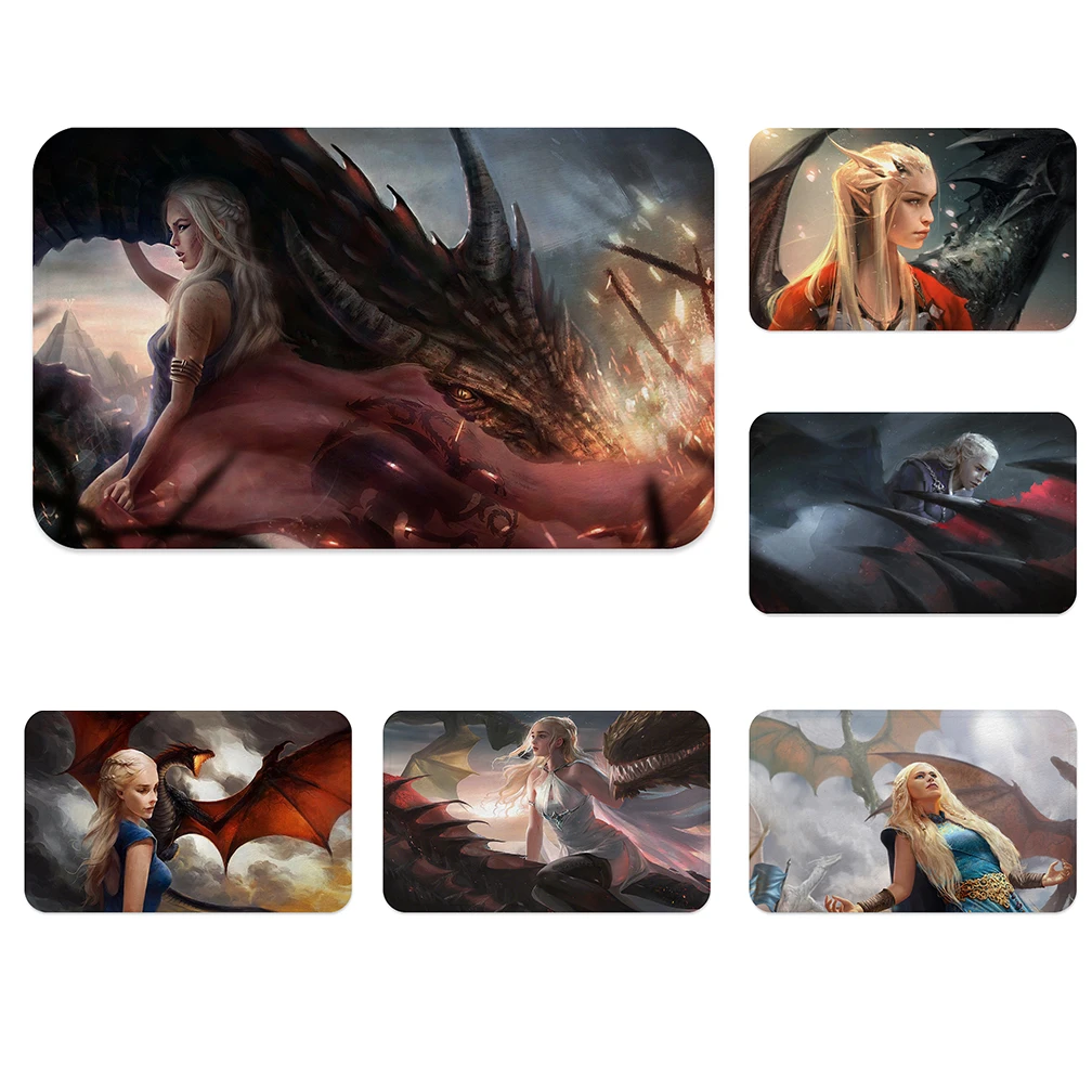 

Game of Thrones Dragon Mother Doormat Bath Kitchen Carpet Decorative Anti-Slip Mats Room Car Floor Bar Rugs Door Home Decor Gift