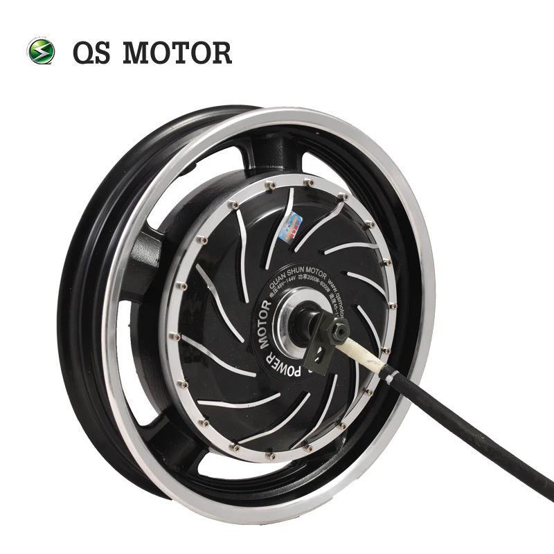 Отличный QS 16 дюймов 4kW 273 V2 90KPH BLDC мотор концентратор для электрического скутера