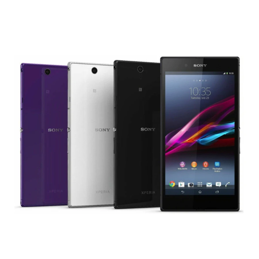 Мобильный телефон Sony Xperia Z Ultra C6802, 3G, 6,4 дюймов, 1080x1920 p, 2 Гб ОЗУ, 16 Гб ПЗУ, четырехъядерный планшет Snapdragon800, Android