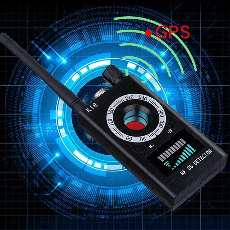 K18 Multi-function Anti Candid Detector Camera GSM Audio Bug Finder GPS Signal Lens RF Tracker Detect Wireless Products r30