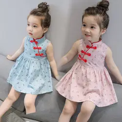 JMFFY платья для девочек летняя одежда для малышей из хлопка с принтом для маленьких девочек принцессы милое платье Hoilday Enfant 2018 новое платье