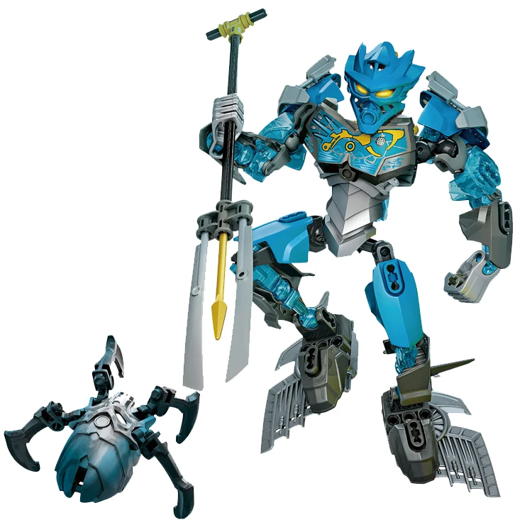 Smartable 87 шт. BIONICLE 707 3 Экшн фигурки Master of Water Gali строительные блоки кирпичные игрушки