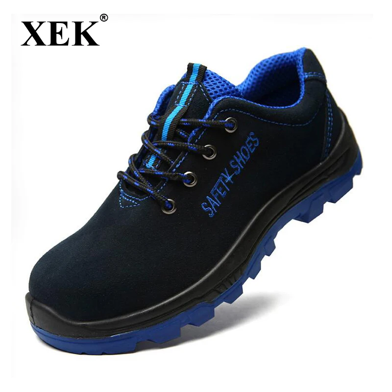 Men's Waterproof Steel Toe Work Boots – Lightweight Puncture Proof Safety Shoes For Construction