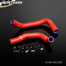 Силиконовые Радиатор Хладагент шланг для 71-88 Chevy небольшой блок Camaro SBC/2 шт.