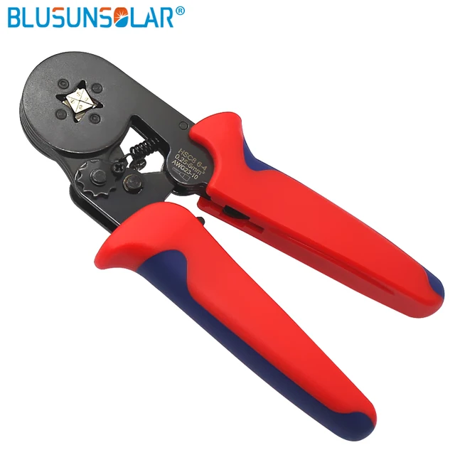 HSC8 6 4 Cable End sleeves Crimping Plier Self Adjusting Ratcheting Ferrule Crimper 0.25 6.0mm2