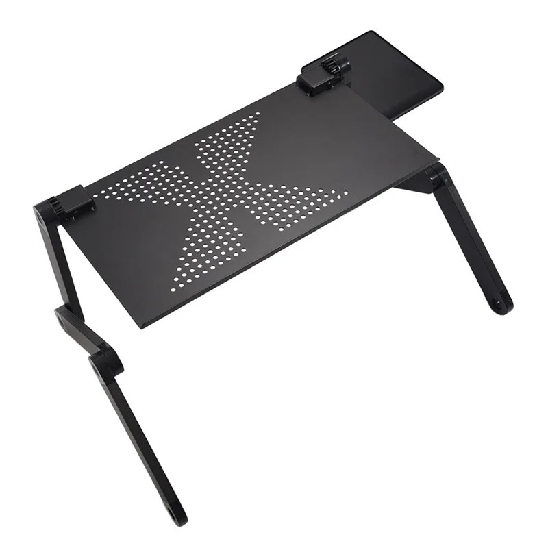 New-Portable Laptop Desk New-Portable Foldable Adjustable Laptop Desk Computer Table Stand Tray For Sofa Bed Black