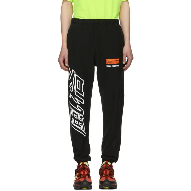 

HERON PRESTON Embroidered Women Sports Pants Long Library Hiphop Streetwear CTNNB Men Cotton Pants HP Brand Cotton Sports Pants