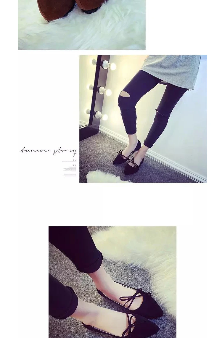 Новая Элегантная и модная женская обувь на плоской подошве в Корейском стиле; повседневная женская обувь без застежки