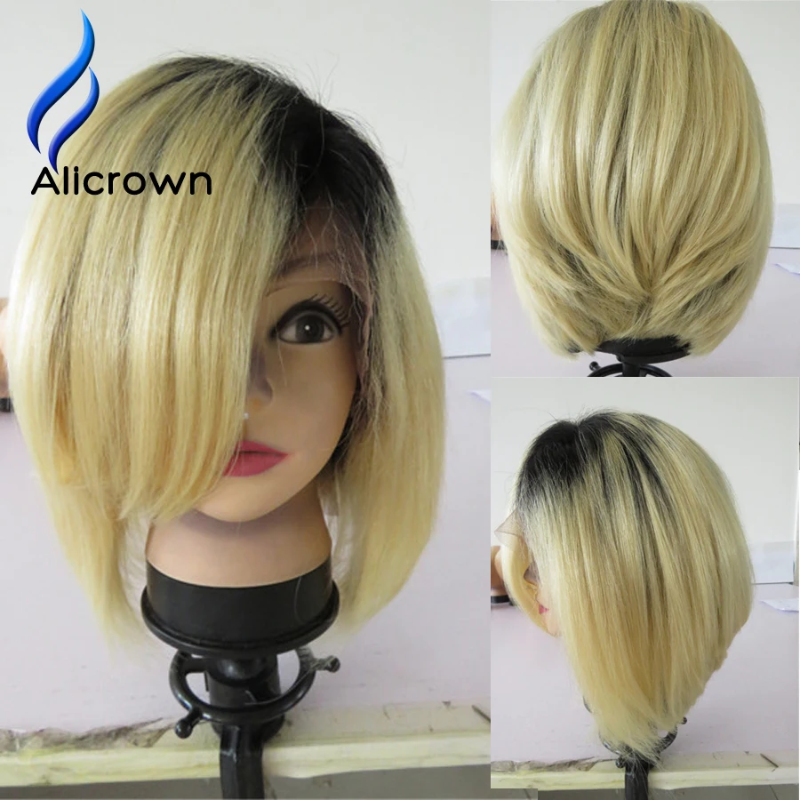 Buy Ombre Blonde Wigs Lace Front Human Hair Wigs
