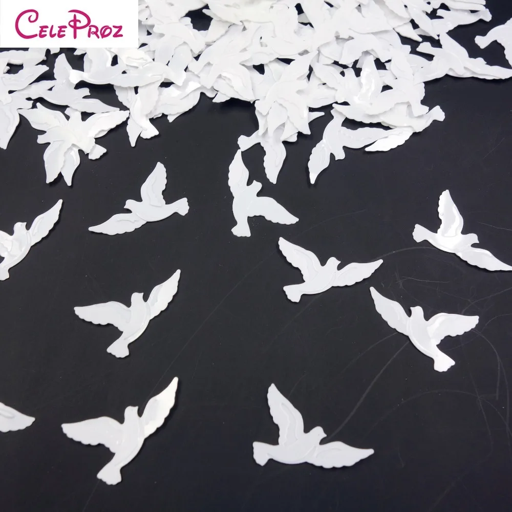 

15g White Dove Pigeon Confetti Dove Balloon DIY Wedding Birthday Party Table Centerpiece Decor Peace and Love Decor Party Supply