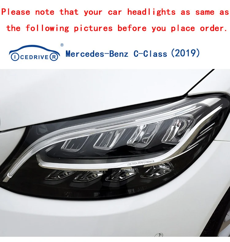 Icedriver Fur Mercedes Benz C Klasse Drl Rgb Mehrfarbige Led Boards 2019 Tagfahrlicht Damon Auge Teufel Auge Engel Augen Signal Lamp Aliexpress