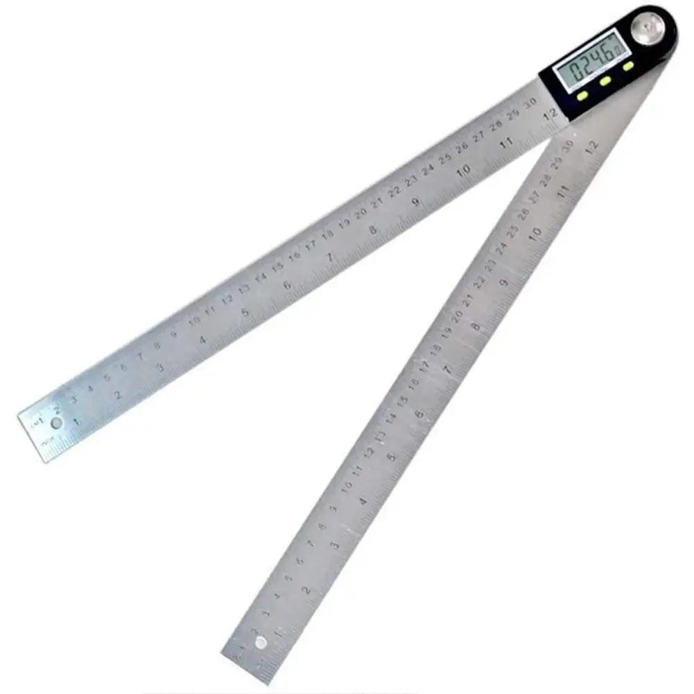 

New Digital Protractor Angle Finder Ruler with LCD Display, Stainless Steel Electronic Inclinometer Protractor Meter Angle Gauge